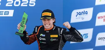 Maximilian Popov on the FWS podium