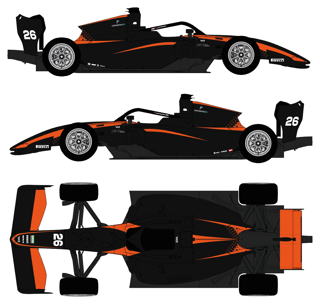 FIA Formula 3 Livery