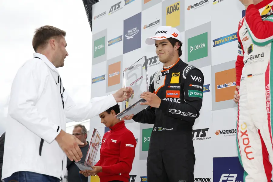 Maiden F3 podium for Pedro Piquet