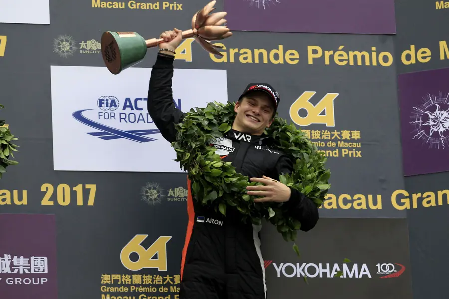 Podium finish to end the season at the 64th Macau Grand Prix